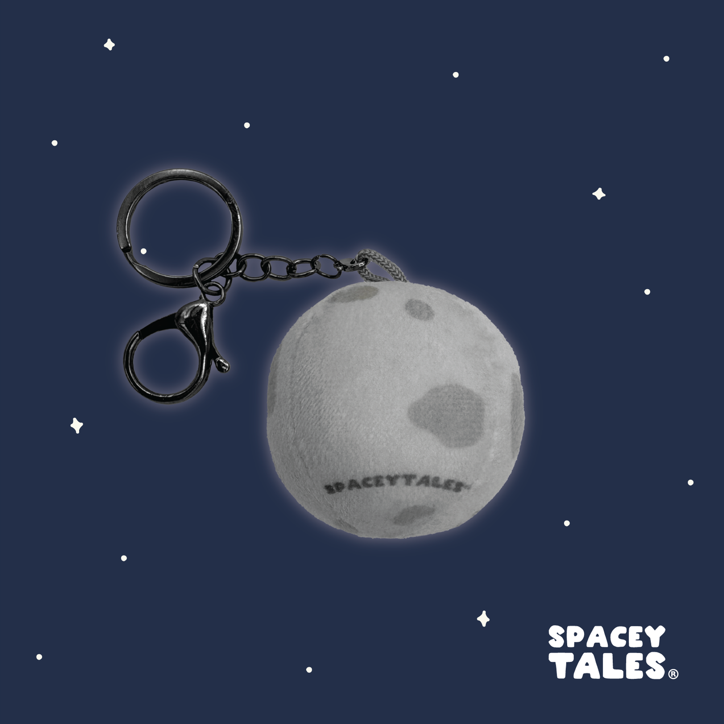 Moon Plushie Keychain