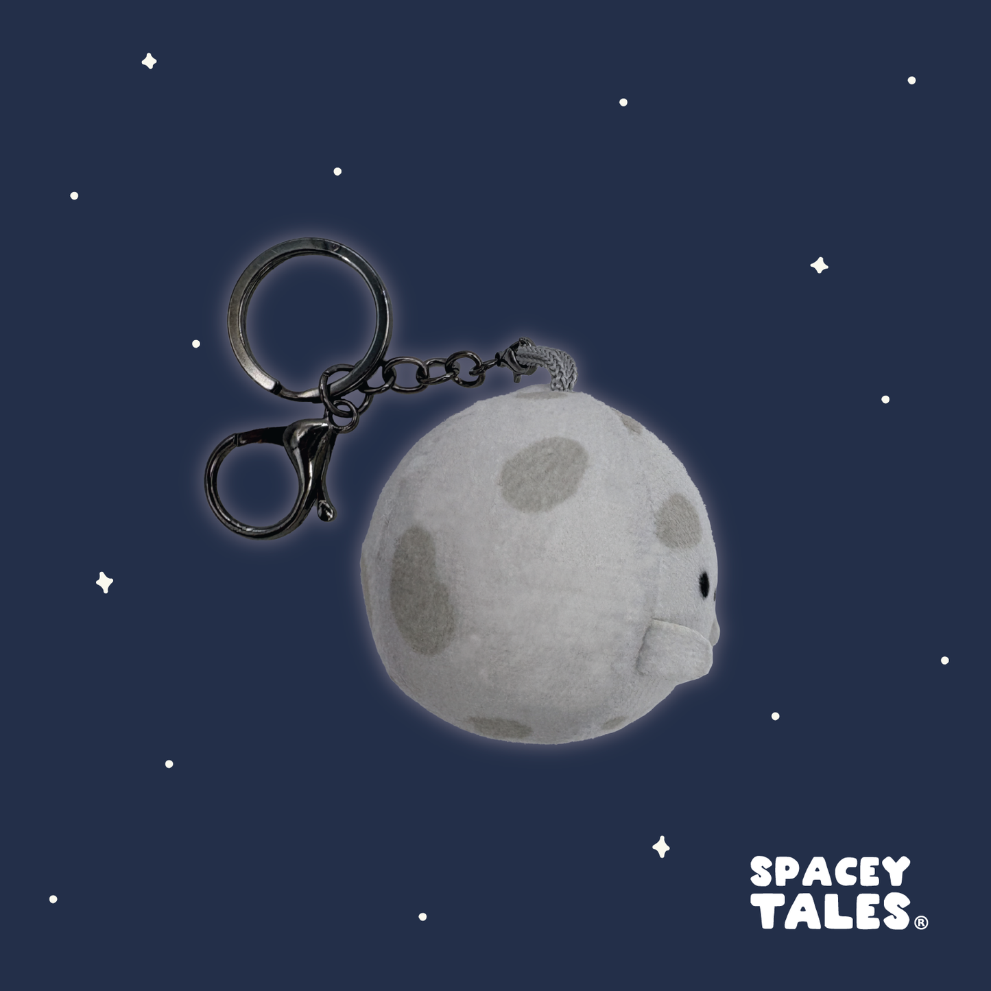 Moon Plushie Keychain